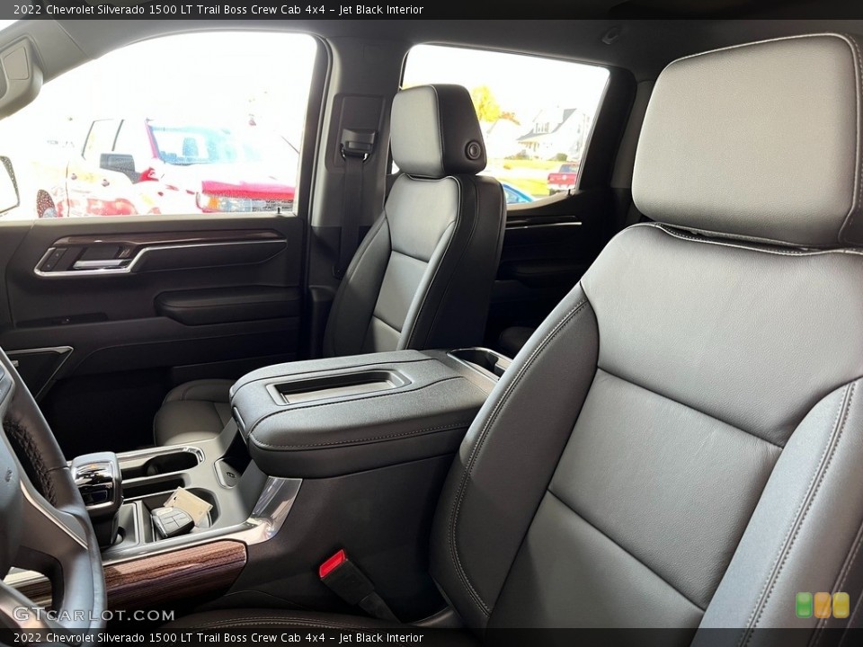 Jet Black Interior Front Seat for the 2022 Chevrolet Silverado 1500 LT Trail Boss Crew Cab 4x4 #145051308