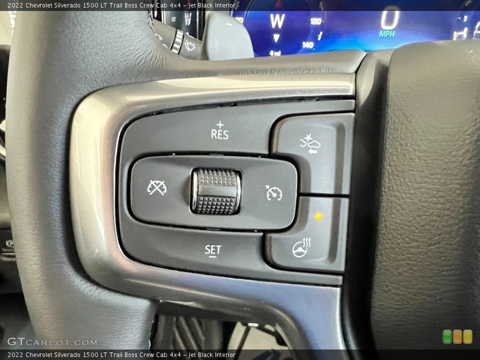 Jet Black Interior Steering Wheel for the 2022 Chevrolet Silverado 1500 LT Trail Boss Crew Cab 4x4 #145051453