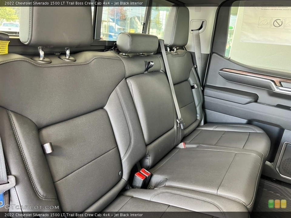 Jet Black Interior Rear Seat for the 2022 Chevrolet Silverado 1500 LT Trail Boss Crew Cab 4x4 #145051660