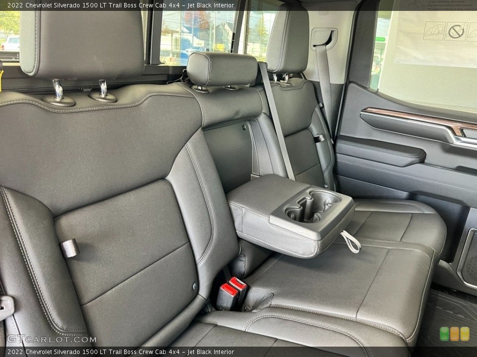 Jet Black Interior Rear Seat for the 2022 Chevrolet Silverado 1500 LT Trail Boss Crew Cab 4x4 #145051689