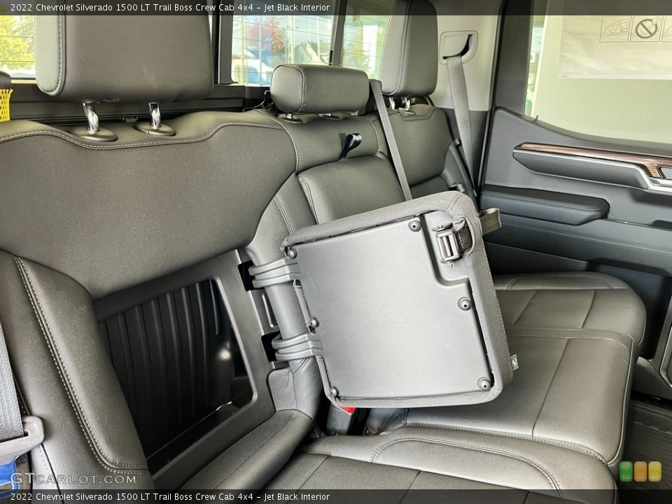 Jet Black Interior Rear Seat for the 2022 Chevrolet Silverado 1500 LT Trail Boss Crew Cab 4x4 #145051714