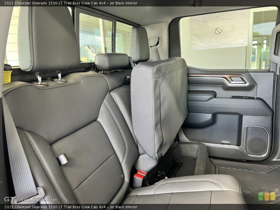 Jet Black Interior Rear Seat for the 2022 Chevrolet Silverado 1500 LT Trail Boss Crew Cab 4x4 #145051741