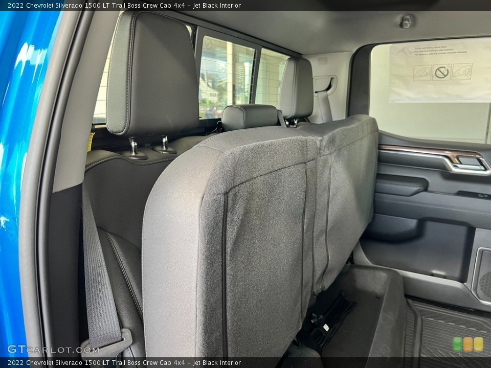 Jet Black Interior Rear Seat for the 2022 Chevrolet Silverado 1500 LT Trail Boss Crew Cab 4x4 #145051768