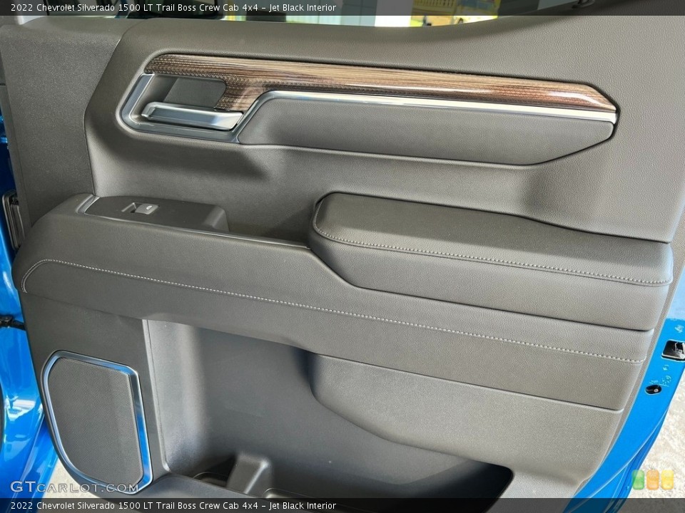 Jet Black Interior Door Panel for the 2022 Chevrolet Silverado 1500 LT Trail Boss Crew Cab 4x4 #145051795