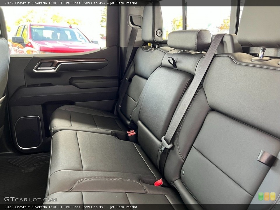 Jet Black Interior Rear Seat for the 2022 Chevrolet Silverado 1500 LT Trail Boss Crew Cab 4x4 #145051810
