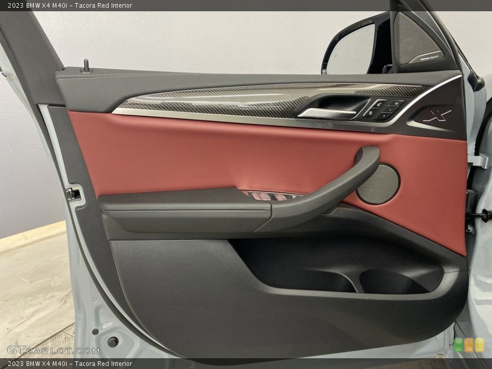 Tacora Red Interior Door Panel for the 2023 BMW X4 M40i #145052044