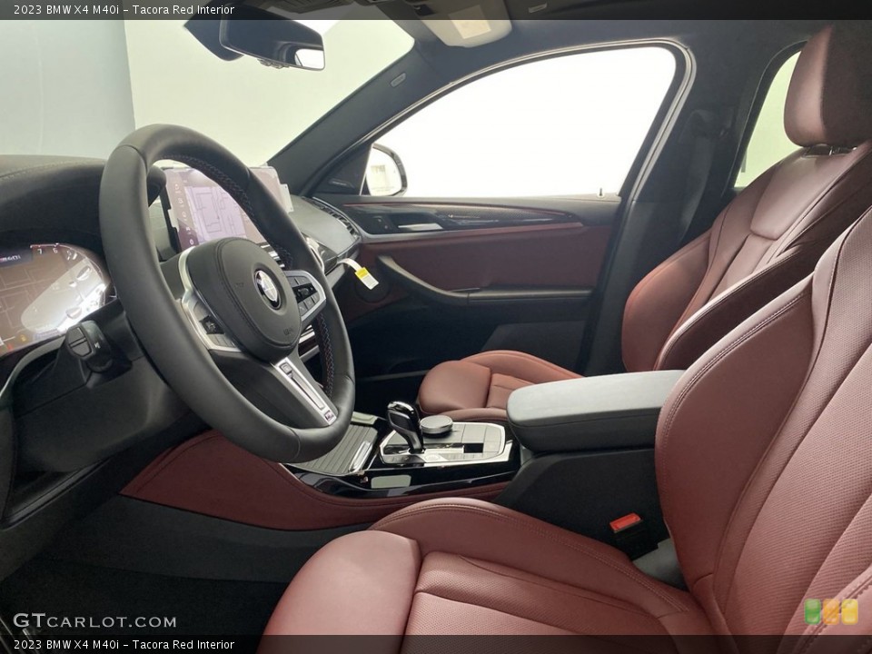 Tacora Red 2023 BMW X4 Interiors