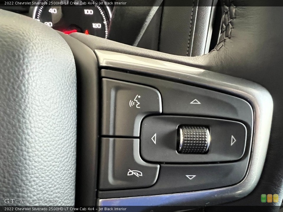Jet Black Interior Steering Wheel for the 2022 Chevrolet Silverado 2500HD LT Crew Cab 4x4 #145052440