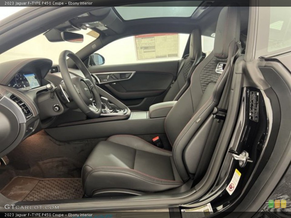 Ebony Interior Photo for the 2023 Jaguar F-TYPE P450 Coupe #145053481