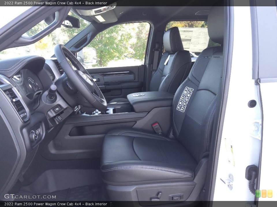 Black Interior Front Seat for the 2022 Ram 2500 Power Wagon Crew Cab 4x4 #145053640