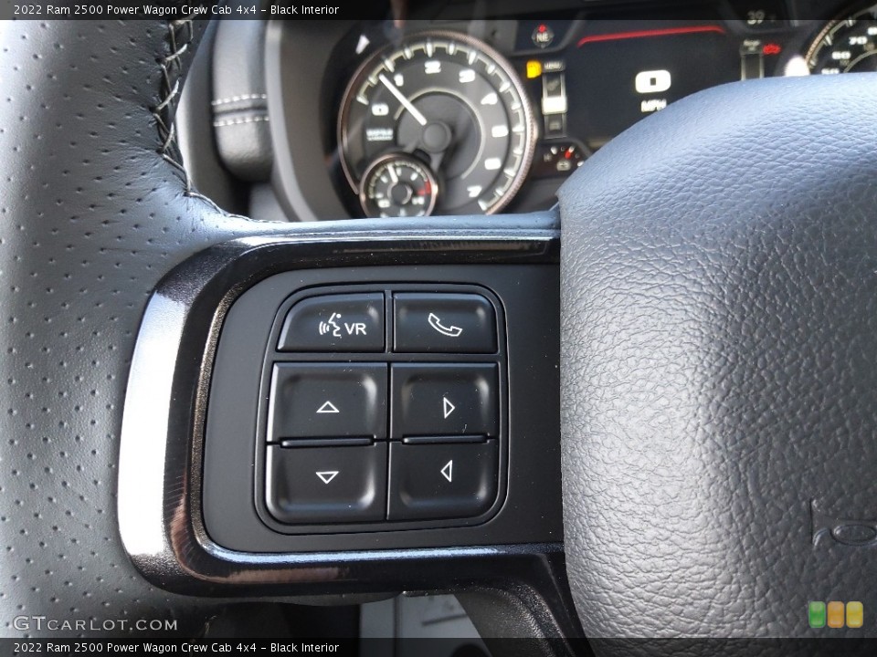 Black Interior Steering Wheel for the 2022 Ram 2500 Power Wagon Crew Cab 4x4 #145053784