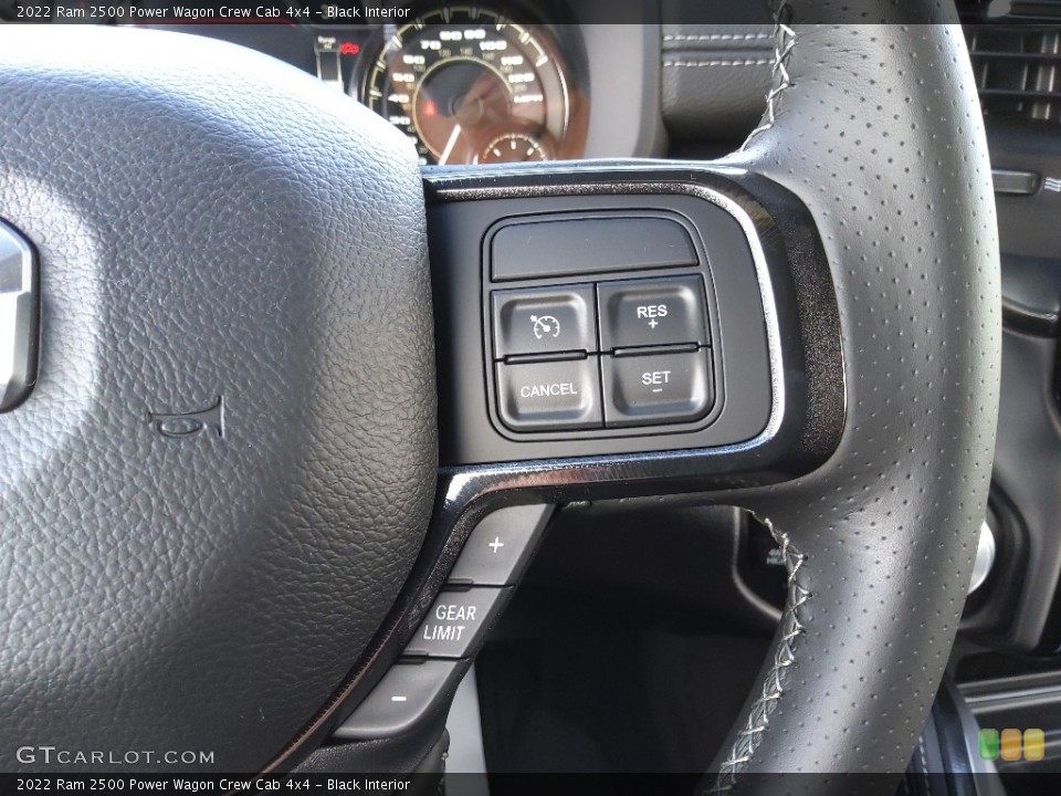 Black Interior Steering Wheel for the 2022 Ram 2500 Power Wagon Crew Cab 4x4 #145053802