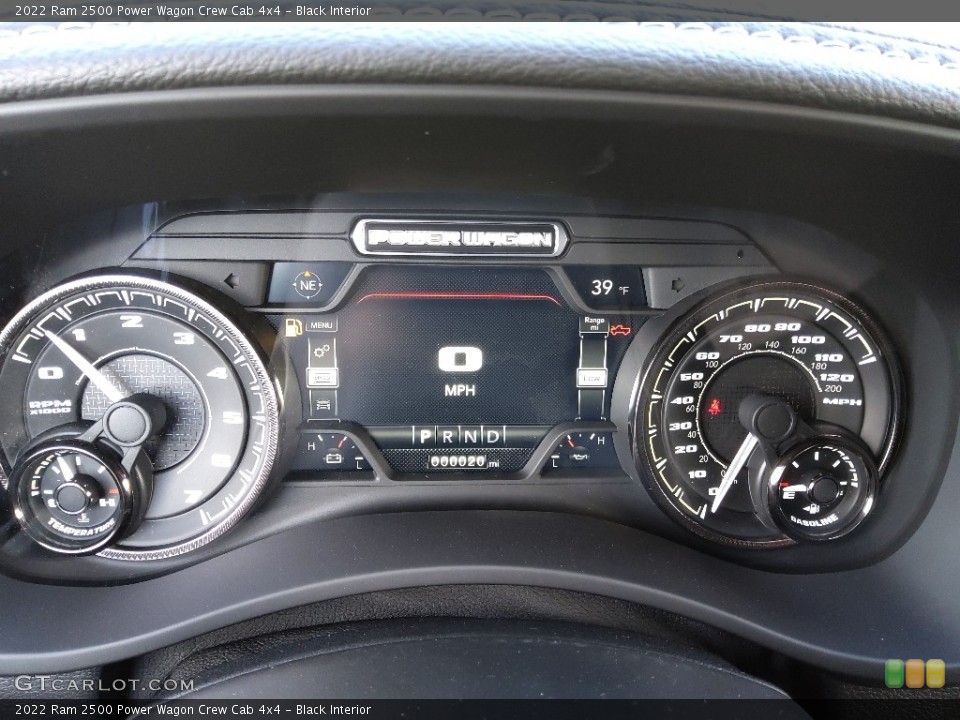 Black Interior Gauges for the 2022 Ram 2500 Power Wagon Crew Cab 4x4 #145053814