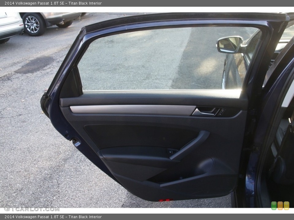 Titan Black Interior Door Panel for the 2014 Volkswagen Passat 1.8T SE #145054453
