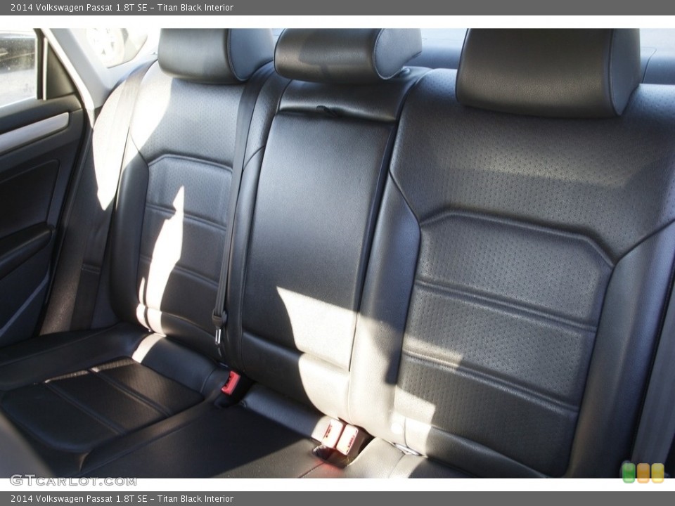 Titan Black Interior Rear Seat for the 2014 Volkswagen Passat 1.8T SE #145054465