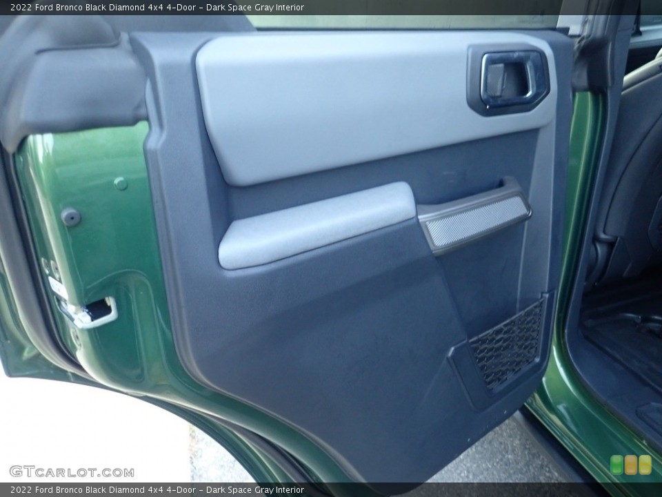 Dark Space Gray Interior Door Panel for the 2022 Ford Bronco Black Diamond 4x4 4-Door #145055125