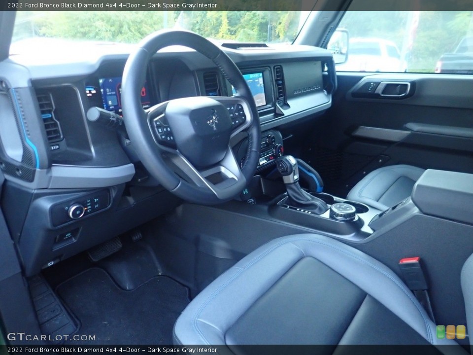 Dark Space Gray Interior Front Seat for the 2022 Ford Bronco Black Diamond 4x4 4-Door #145055137