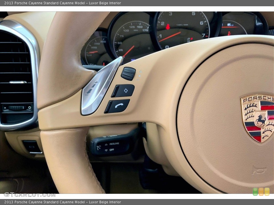 Luxor Beige Interior Steering Wheel for the 2013 Porsche Cayenne  #145056178
