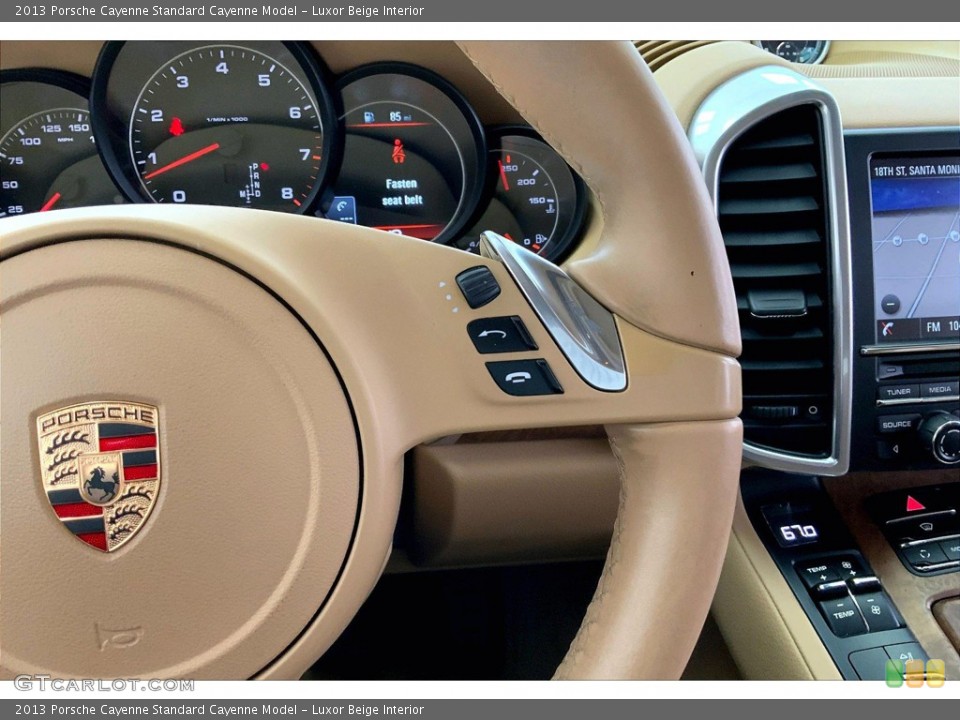 Luxor Beige Interior Steering Wheel for the 2013 Porsche Cayenne  #145056203