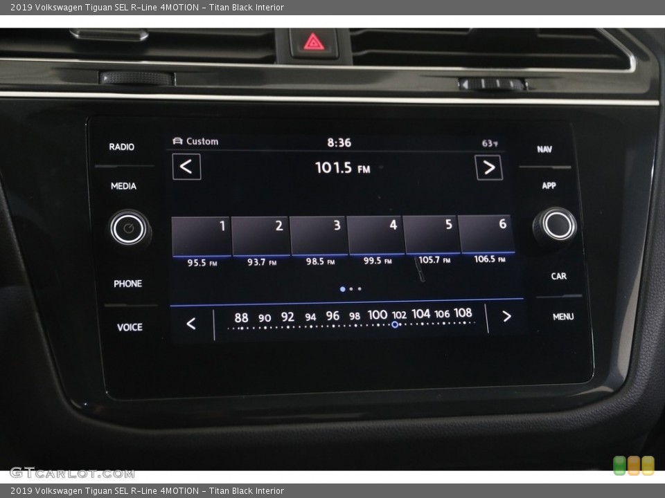 Titan Black Interior Audio System for the 2019 Volkswagen Tiguan SEL R-Line 4MOTION #145056451