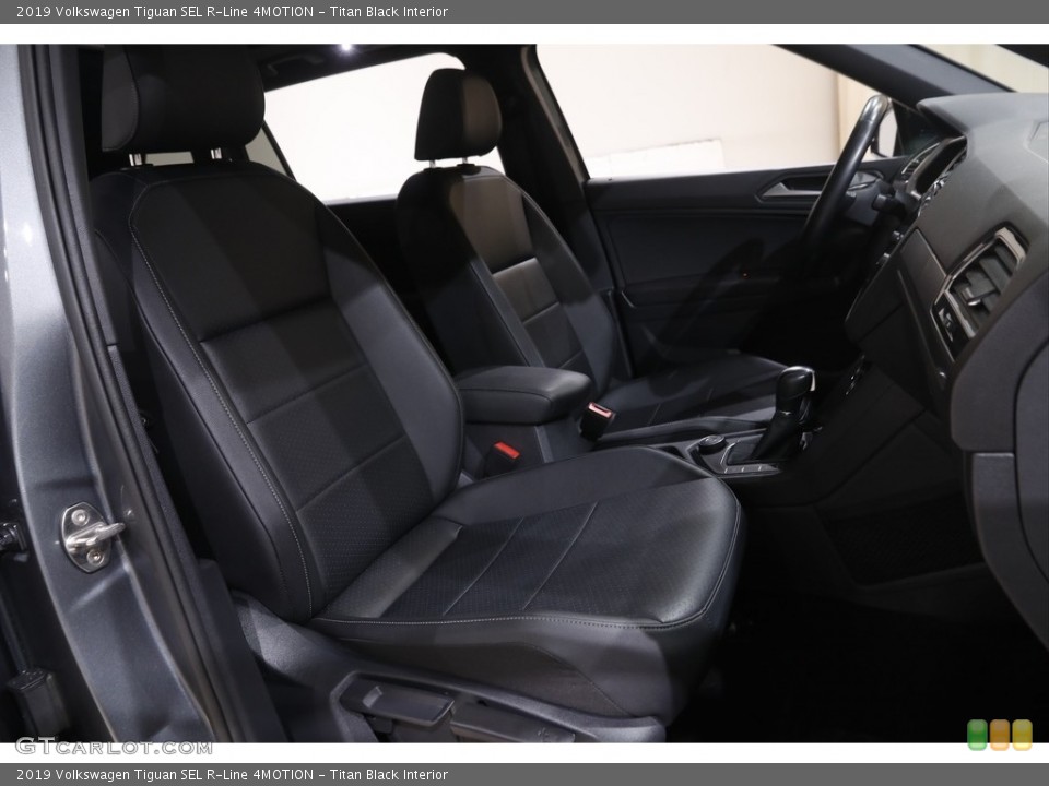 Titan Black Interior Front Seat for the 2019 Volkswagen Tiguan SEL R-Line 4MOTION #145056583