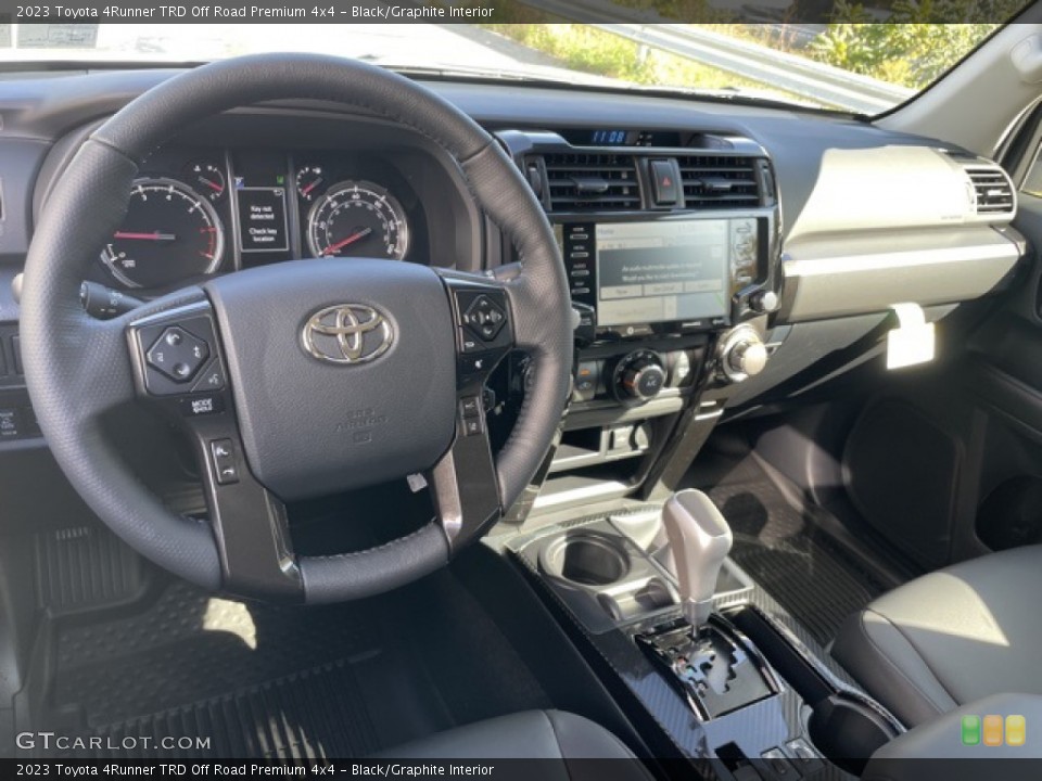 Black/Graphite Interior Dashboard for the 2023 Toyota 4Runner TRD Off Road Premium 4x4 #145058998