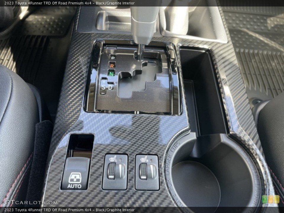 Black/Graphite Interior Transmission for the 2023 Toyota 4Runner TRD Off Road Premium 4x4 #145059199