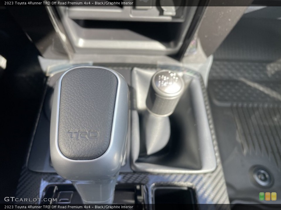 Black/Graphite Interior Transmission for the 2023 Toyota 4Runner TRD Off Road Premium 4x4 #145059220