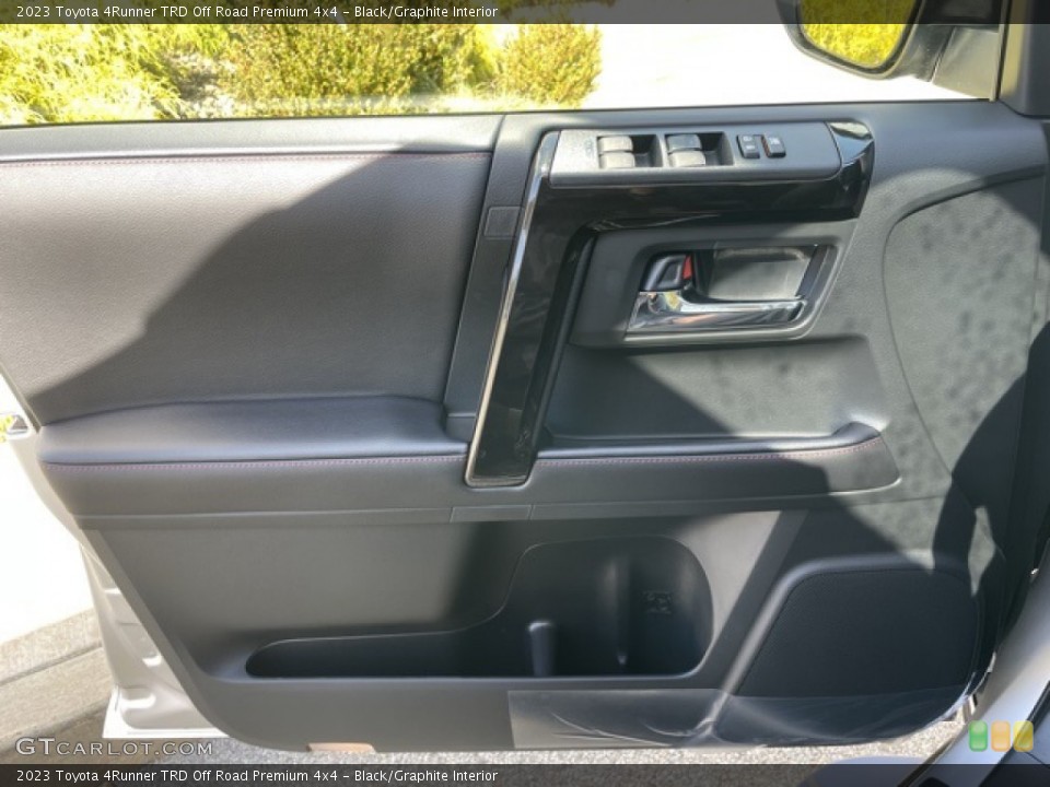 Black/Graphite Interior Door Panel for the 2023 Toyota 4Runner TRD Off Road Premium 4x4 #145059367