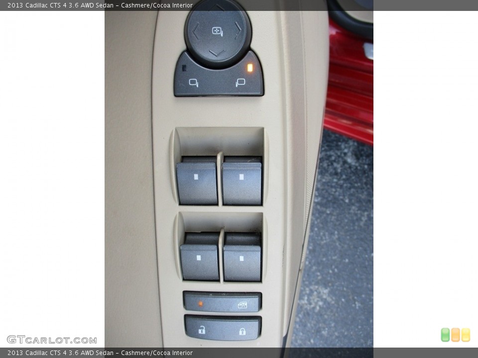 Cashmere/Cocoa Interior Controls for the 2013 Cadillac CTS 4 3.6 AWD Sedan #145061743