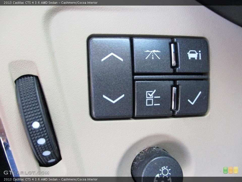 Cashmere/Cocoa Interior Controls for the 2013 Cadillac CTS 4 3.6 AWD Sedan #145061770