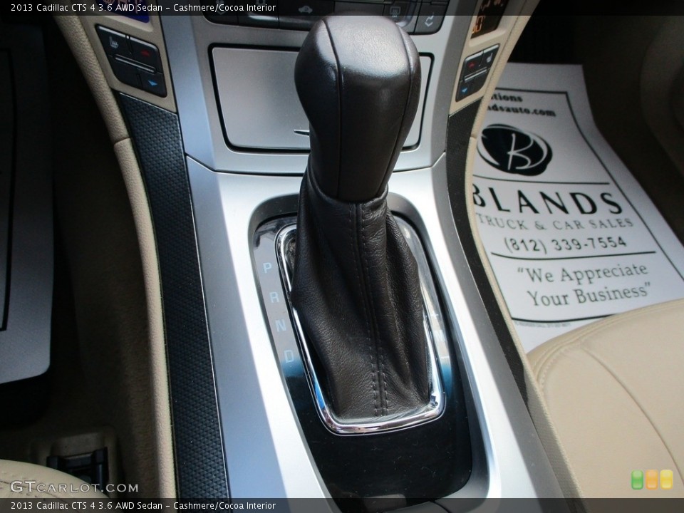 Cashmere/Cocoa Interior Transmission for the 2013 Cadillac CTS 4 3.6 AWD Sedan #145061851