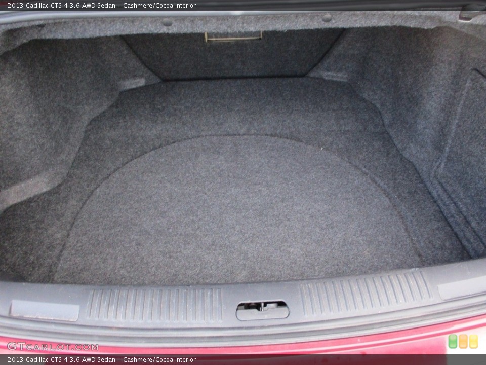 Cashmere/Cocoa Interior Trunk for the 2013 Cadillac CTS 4 3.6 AWD Sedan #145061953
