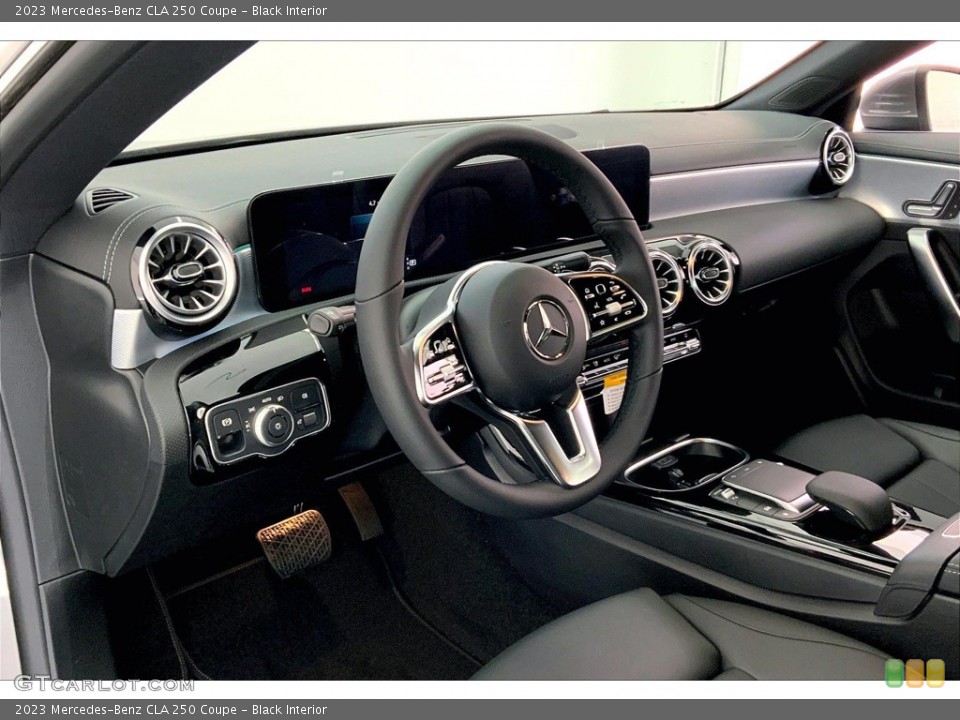 Black Interior Front Seat for the 2023 Mercedes-Benz CLA 250 Coupe #145063331