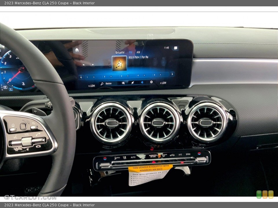Black Interior Controls for the 2023 Mercedes-Benz CLA 250 Coupe #145063385