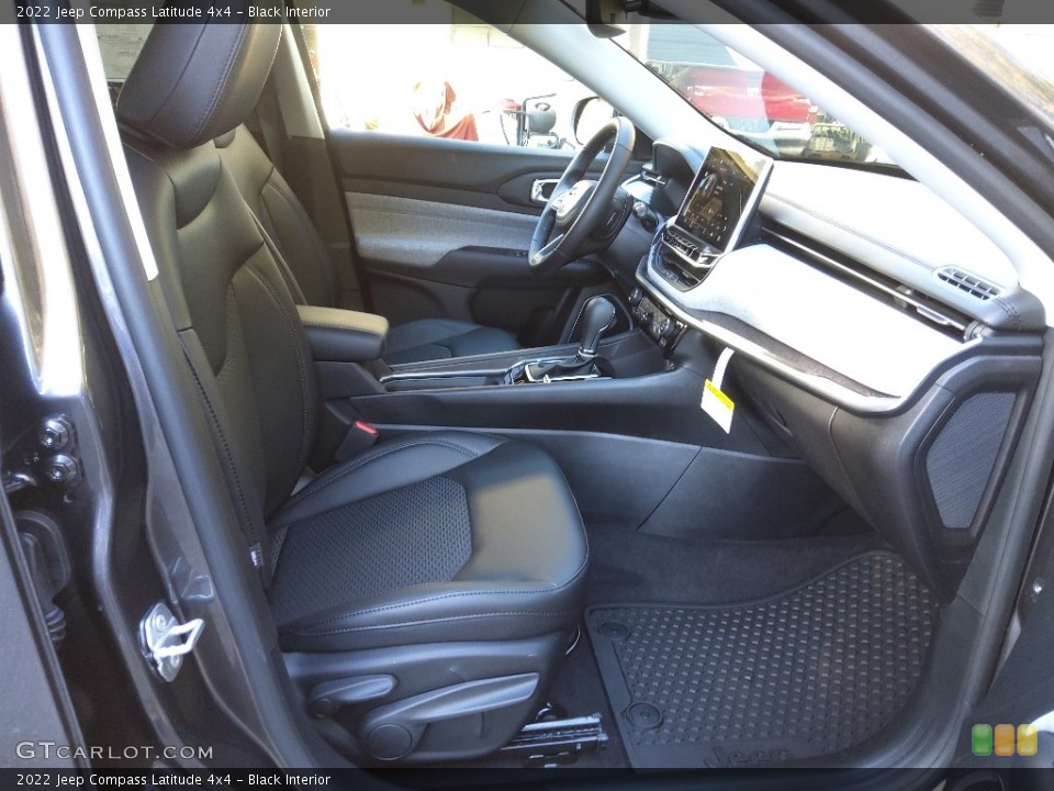 Black Interior Front Seat for the 2022 Jeep Compass Latitude 4x4 #145069531