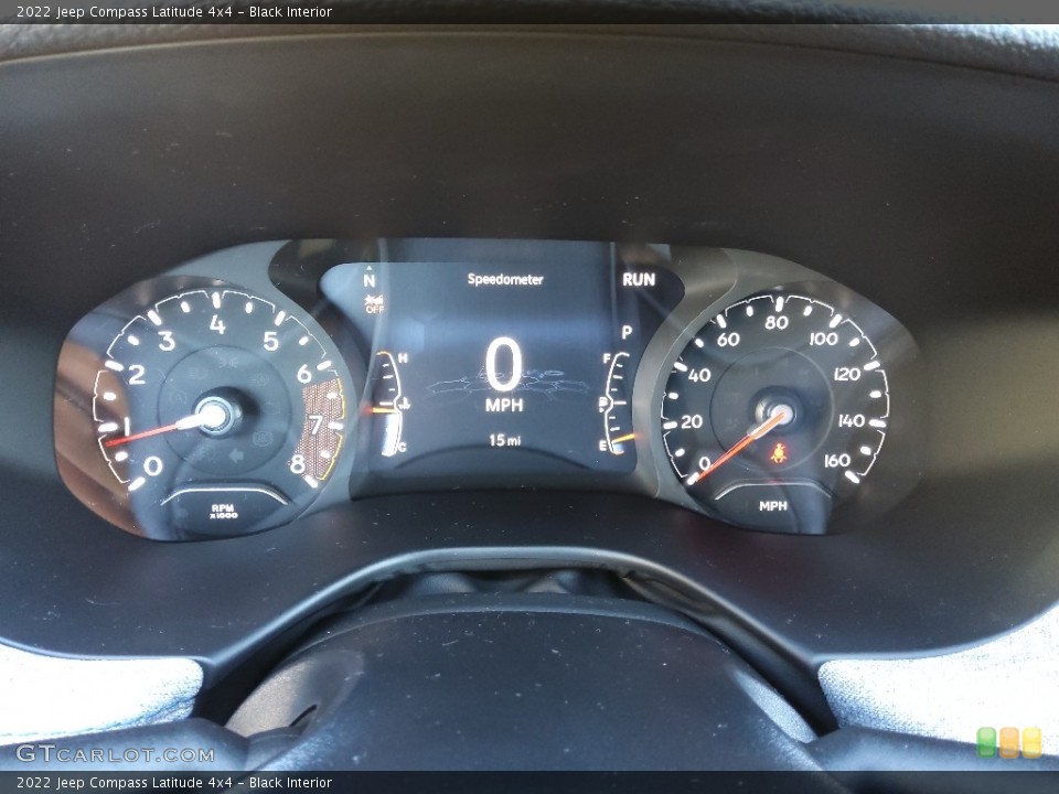 Black Interior Gauges for the 2022 Jeep Compass Latitude 4x4 #145069597