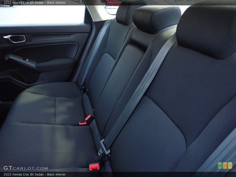 Black Interior Rear Seat for the 2022 Honda Civic EX Sedan #145074425