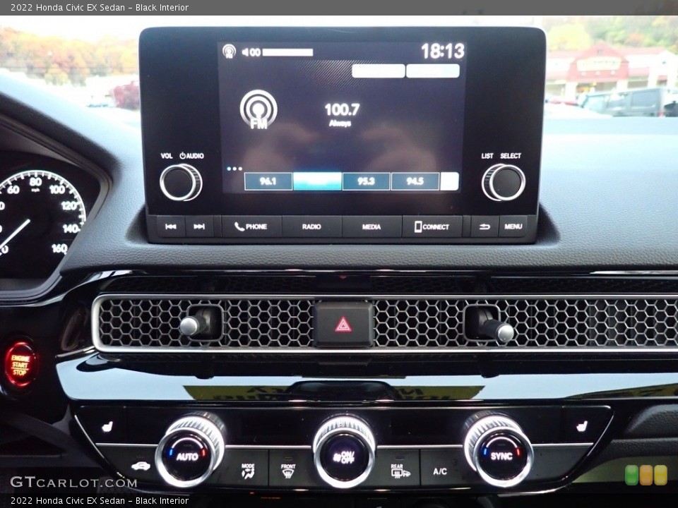 Black Interior Controls for the 2022 Honda Civic EX Sedan #145074596