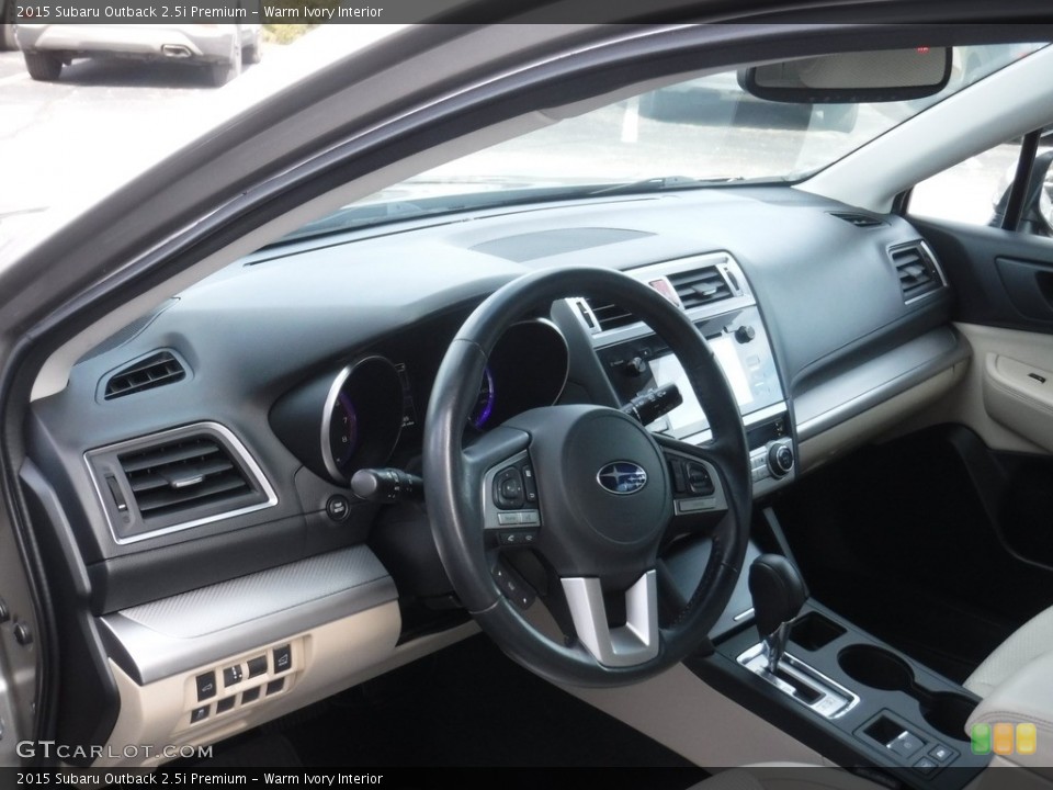 Warm Ivory Interior Dashboard for the 2015 Subaru Outback 2.5i Premium #145074836