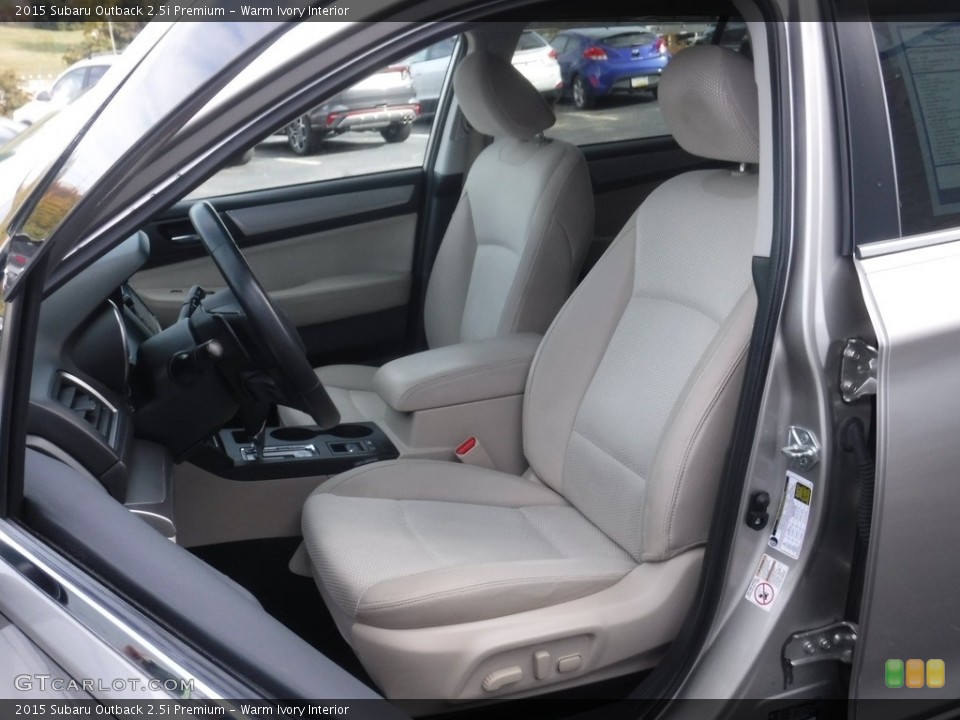 Warm Ivory Interior Front Seat for the 2015 Subaru Outback 2.5i Premium #145074908