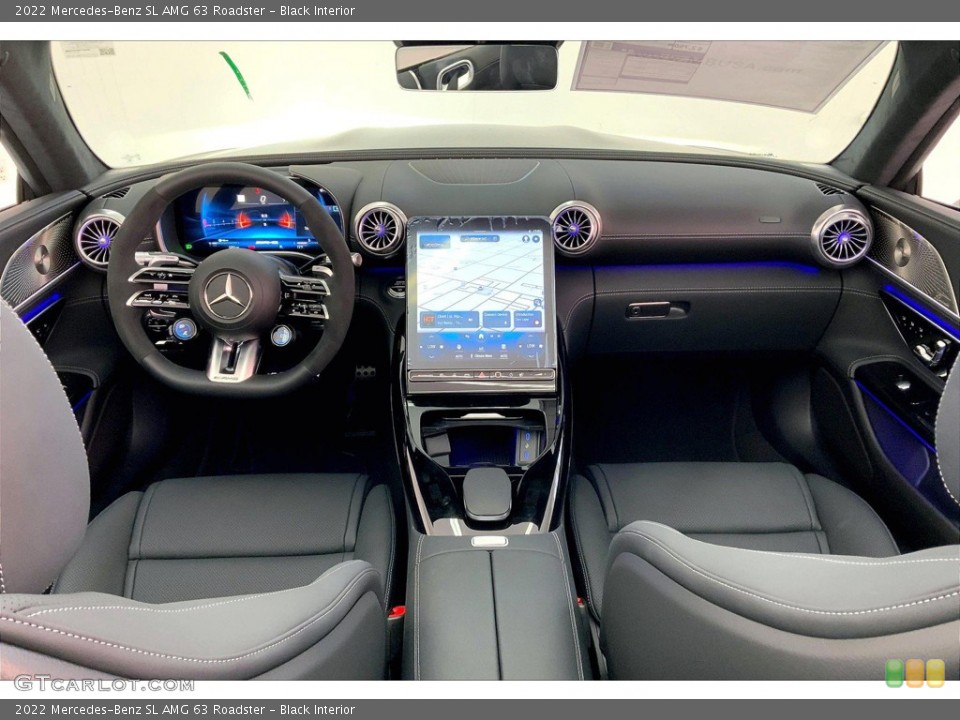 Black Interior Dashboard for the 2022 Mercedes-Benz SL AMG 63 Roadster #145075886
