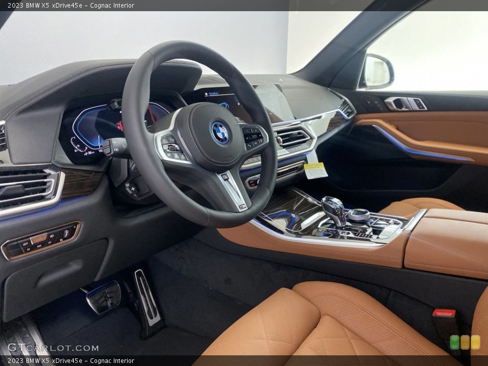 Cognac Interior Photo for the 2023 BMW X5 xDrive45e #145076840