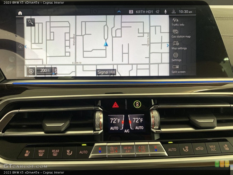 Cognac Interior Navigation for the 2023 BMW X5 xDrive45e #145077002