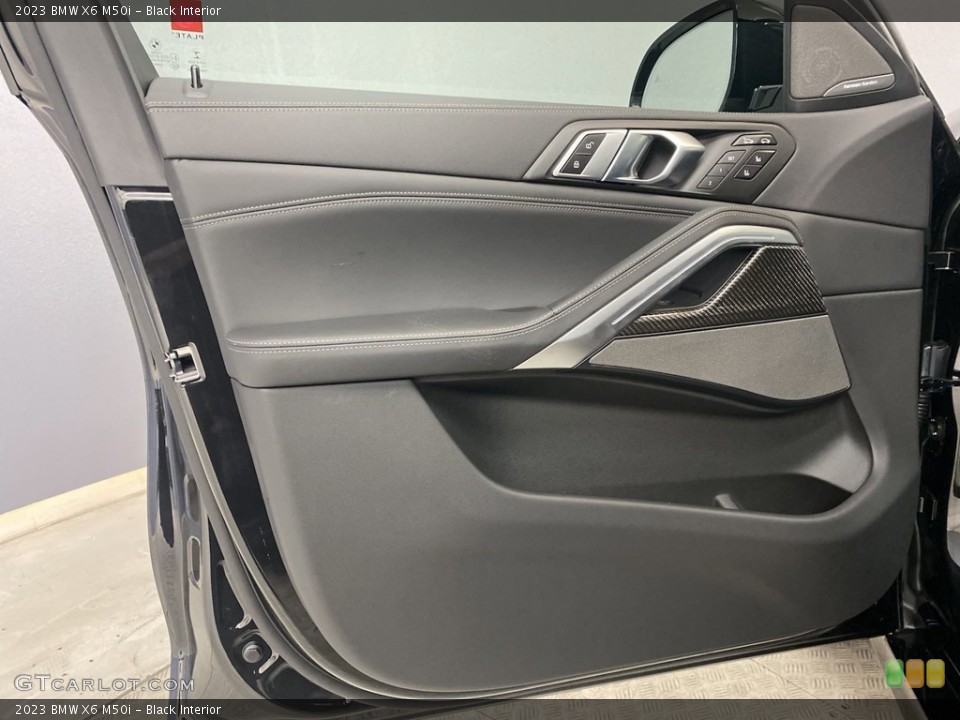 Black Interior Door Panel for the 2023 BMW X6 M50i #145077458