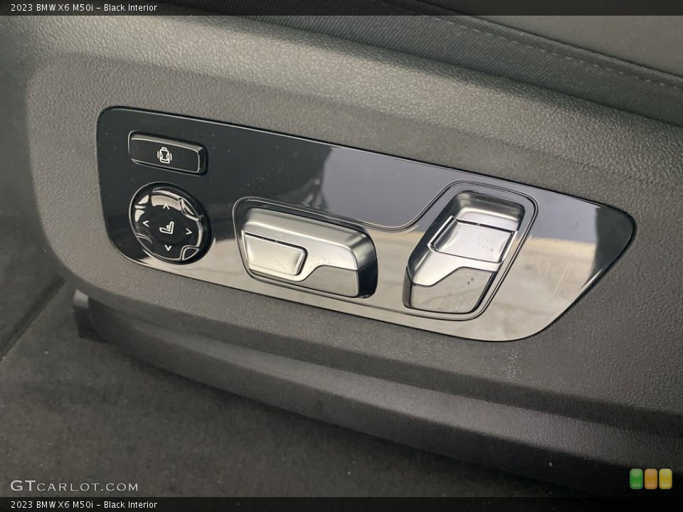 Black Interior Controls for the 2023 BMW X6 M50i #145077488