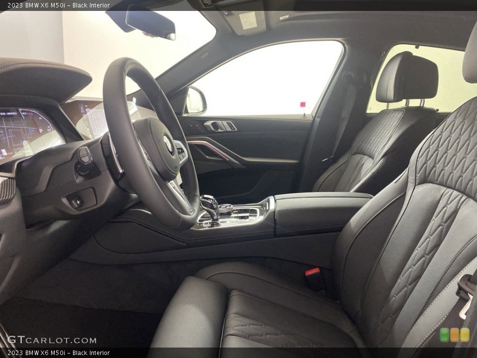 Black 2023 BMW X6 Interiors