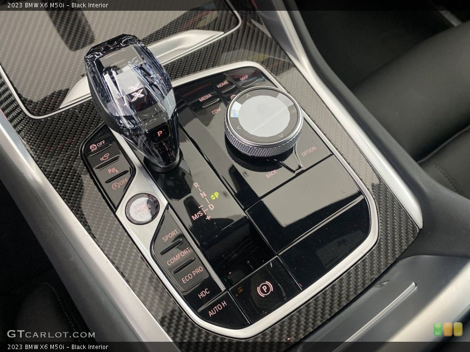 Black Interior Transmission for the 2023 BMW X6 M50i #145077707