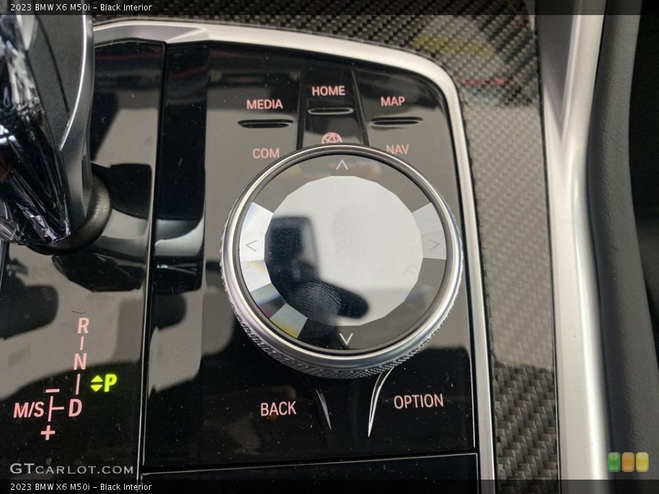 Black Interior Controls for the 2023 BMW X6 M50i #145077743