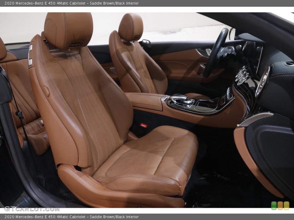 Saddle Brown/Black 2020 Mercedes-Benz E Interiors